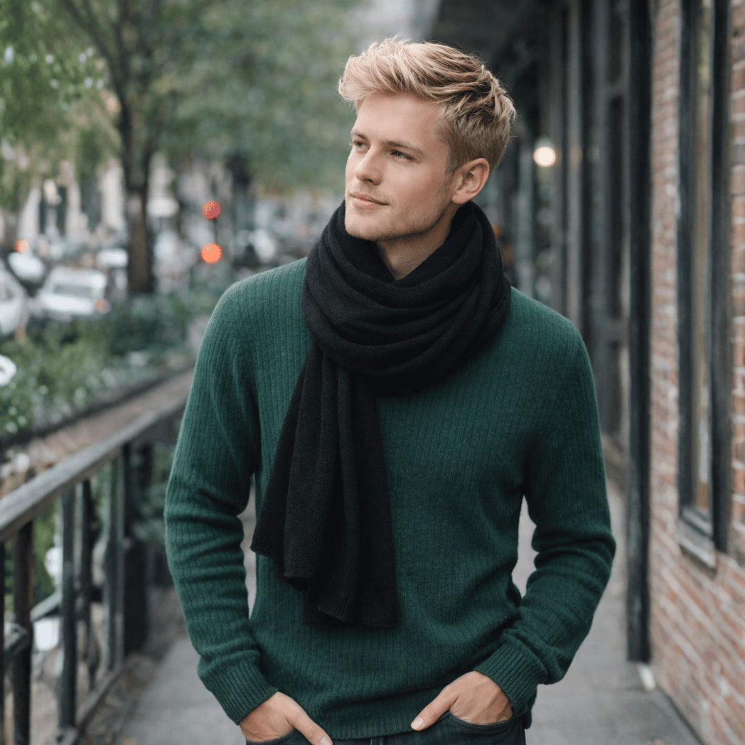 Cachecol Masculino  Cashmere Forglows