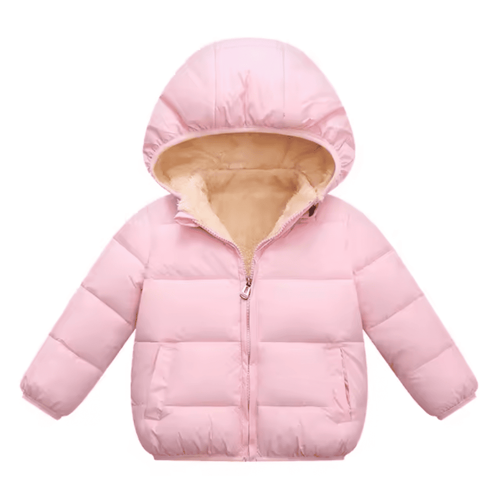 Jaqueta Puffer Infantil com Pelúcia Forglows