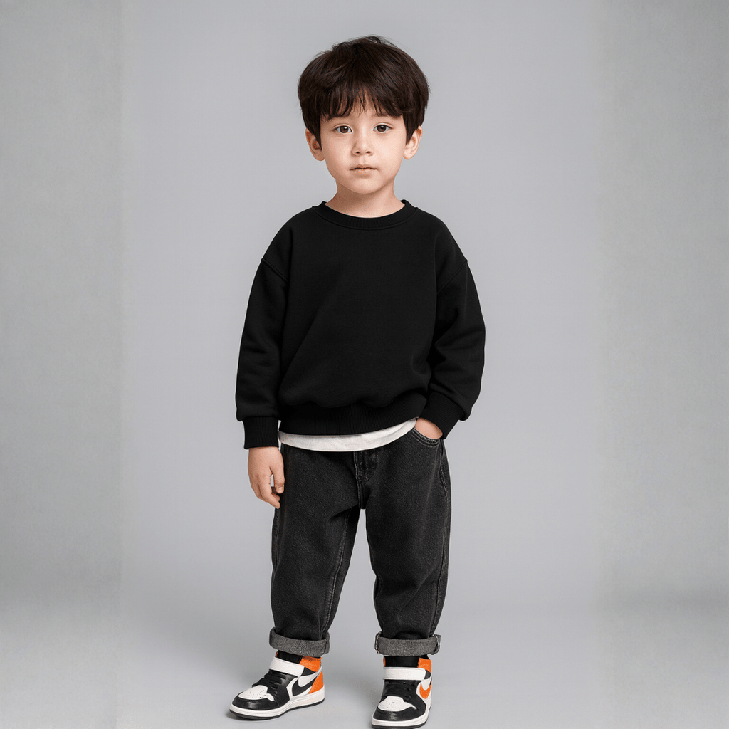 Calça Jeans Peluciada Infantil Menino Forglows