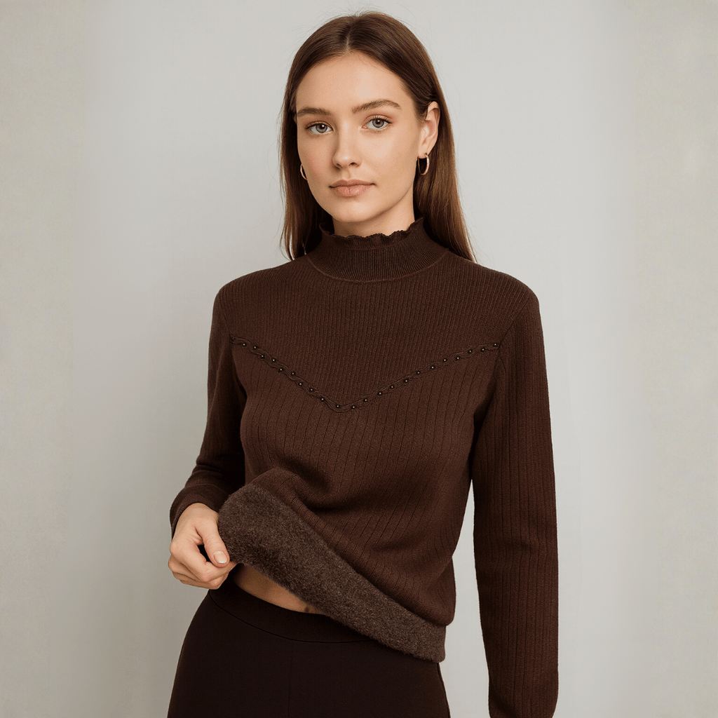 Suéter Feminino Peluciada Gola Clarice Forglows
