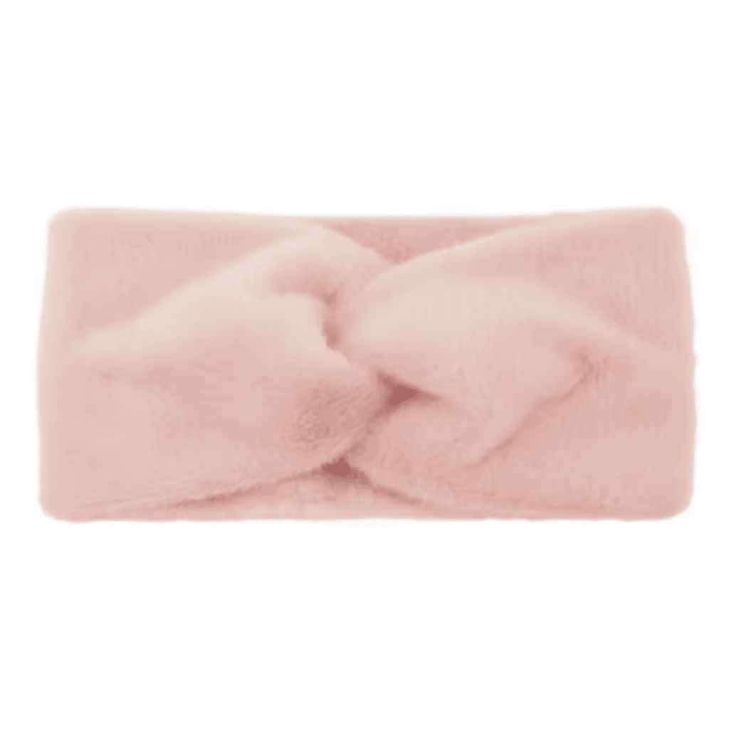 Faixa Turbante Cruzada em Pelúcia Forglows