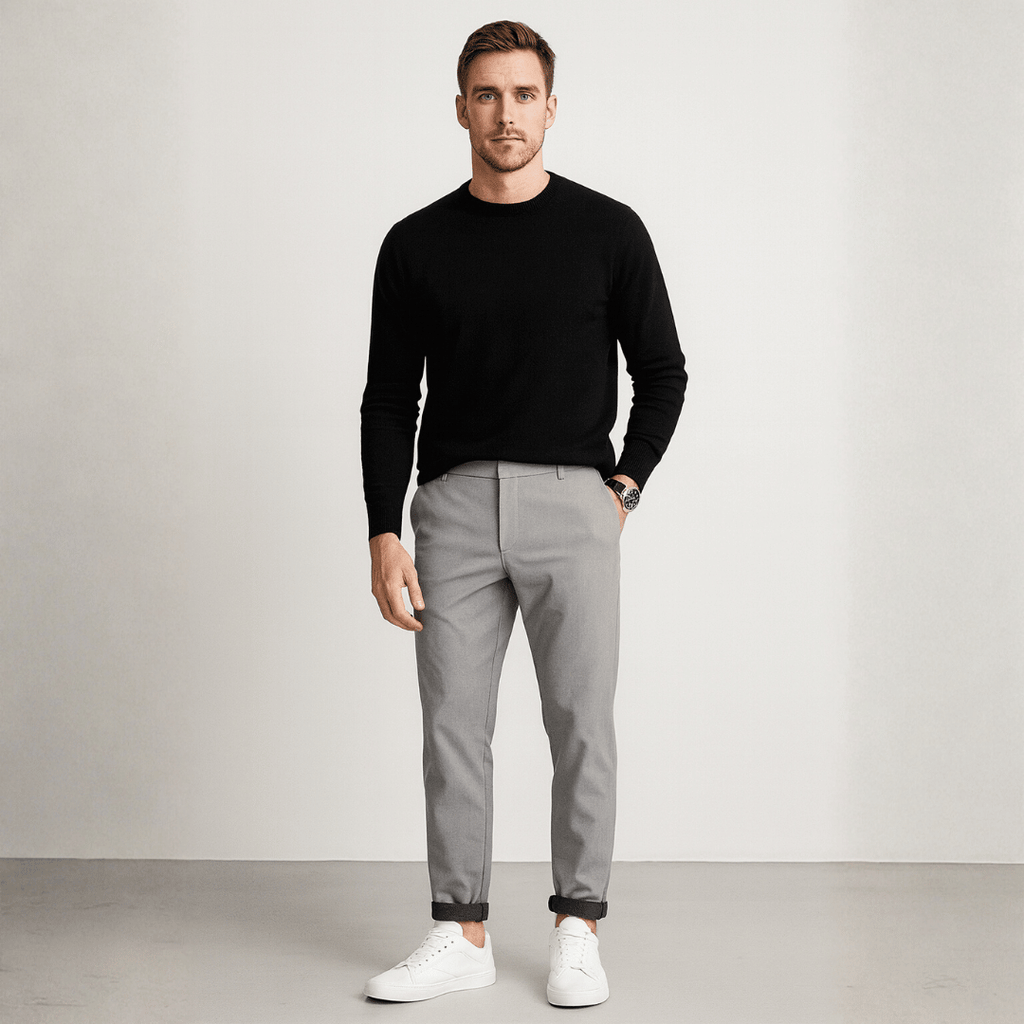 Calça Masculina de Sarja Aveludada Forglows