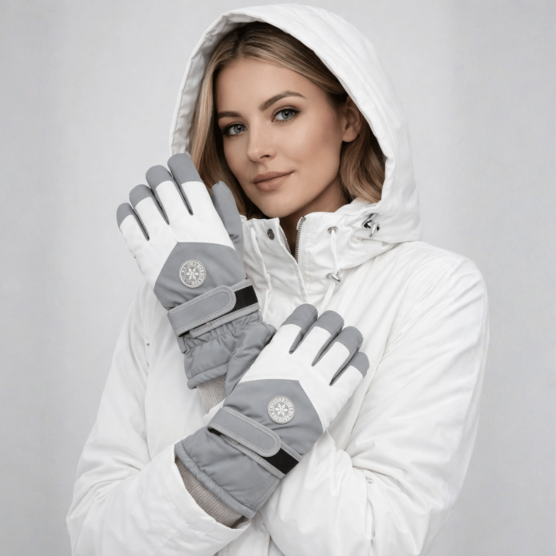 Luva Feminina para Neve Impermeável e Touchscreen Forglows