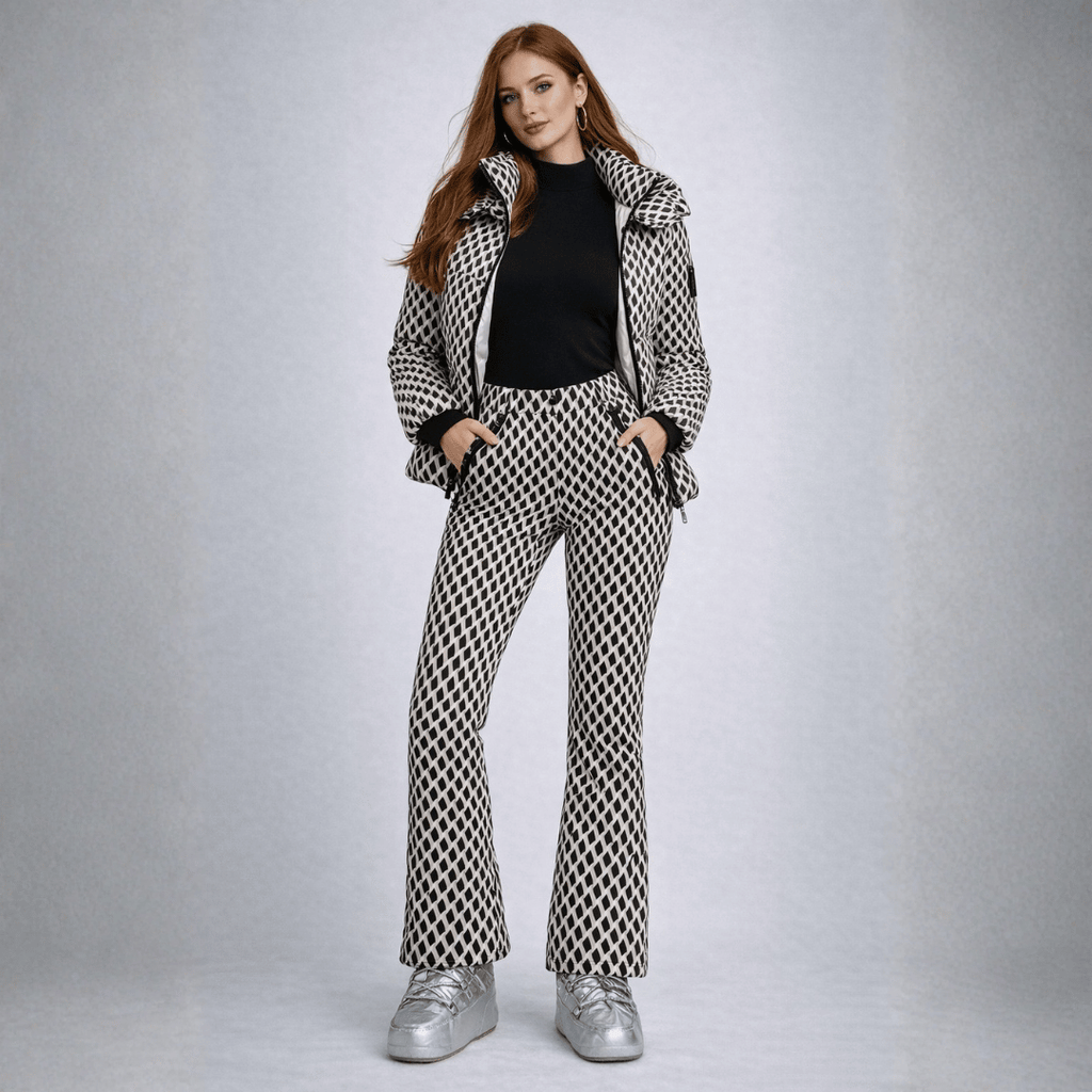 Calça Feminina Impermeável Forrada para Neve Ice Forglows