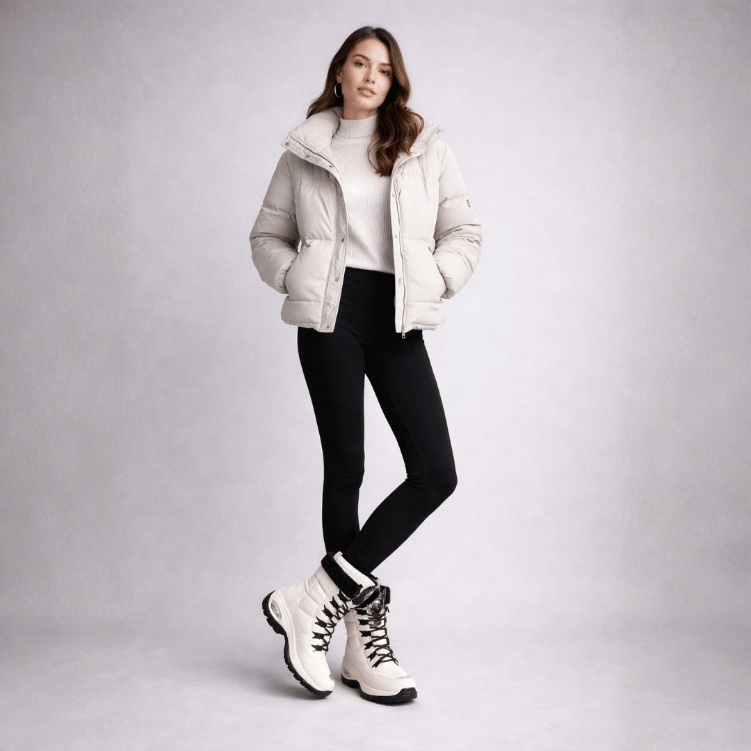 Bota de Neve Feminina com Pelúcia Forglows