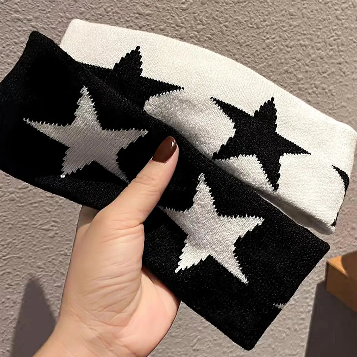 Faixa de Cabelo em Algodão Star Forglows