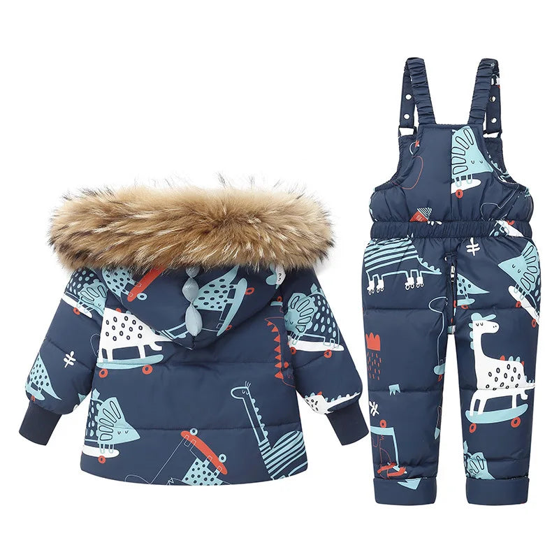 Casaco + Macacão Infantil para Neve Forglows