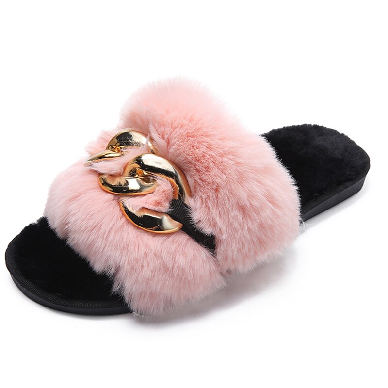 Chinelo Peluciado Correntes Forglows