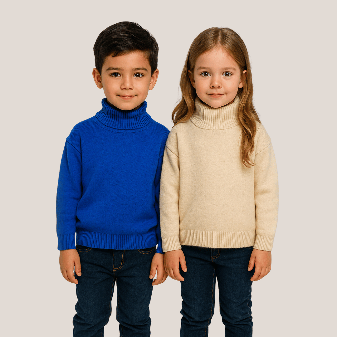 Suéter Infantil Gola Alta Peluciado Forglows